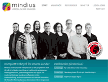 Tablet Screenshot of mindius.se